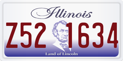 IL license plate Z521634
