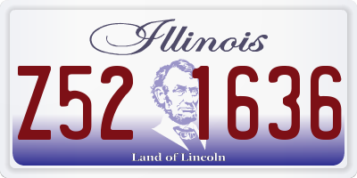 IL license plate Z521636
