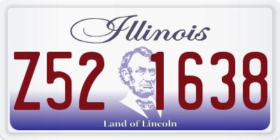 IL license plate Z521638