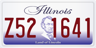 IL license plate Z521641