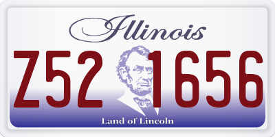 IL license plate Z521656