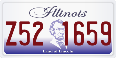 IL license plate Z521659