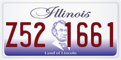 IL license plate Z521661
