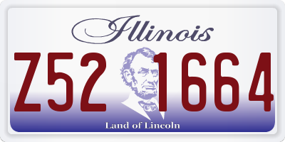 IL license plate Z521664