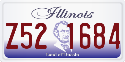 IL license plate Z521684