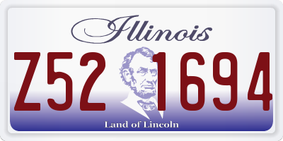 IL license plate Z521694