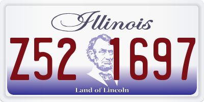 IL license plate Z521697