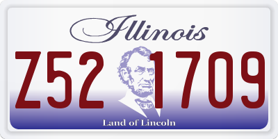 IL license plate Z521709