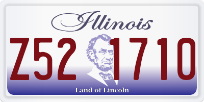 IL license plate Z521710