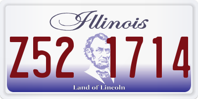 IL license plate Z521714
