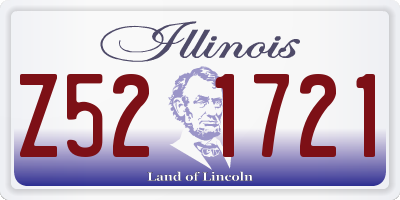 IL license plate Z521721