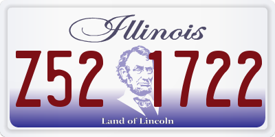 IL license plate Z521722