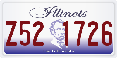 IL license plate Z521726