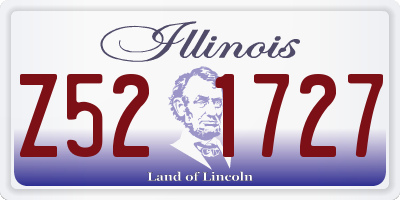 IL license plate Z521727