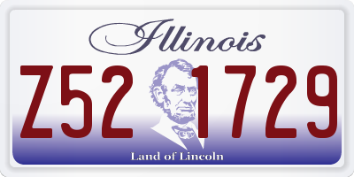 IL license plate Z521729