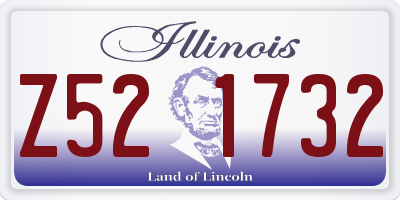 IL license plate Z521732