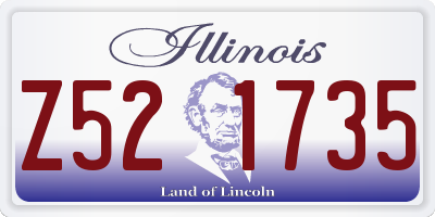 IL license plate Z521735