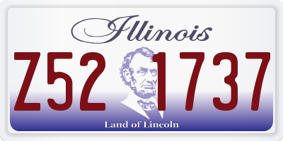 IL license plate Z521737