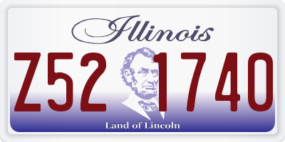IL license plate Z521740