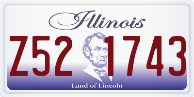 IL license plate Z521743