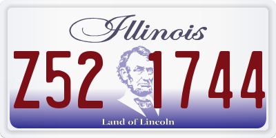 IL license plate Z521744