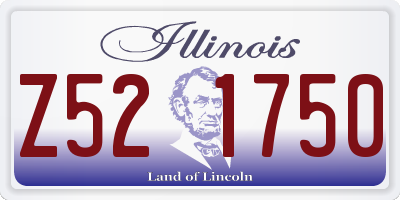 IL license plate Z521750