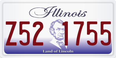 IL license plate Z521755