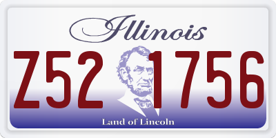IL license plate Z521756