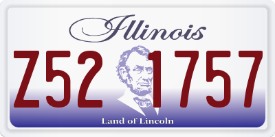 IL license plate Z521757