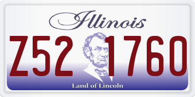 IL license plate Z521760