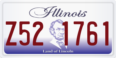 IL license plate Z521761