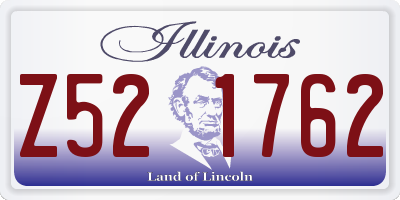 IL license plate Z521762
