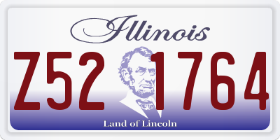 IL license plate Z521764