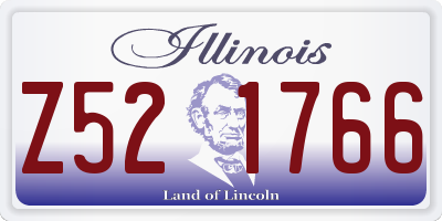 IL license plate Z521766
