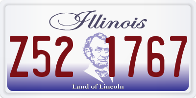 IL license plate Z521767
