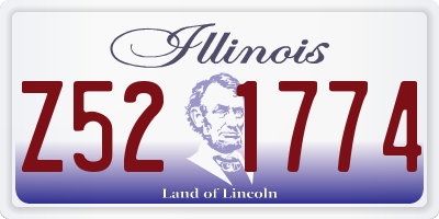 IL license plate Z521774