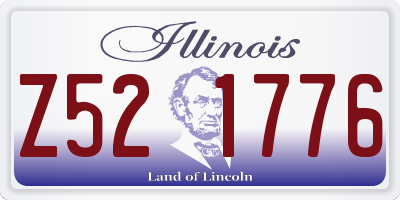 IL license plate Z521776