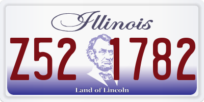 IL license plate Z521782