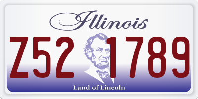 IL license plate Z521789