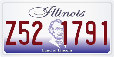 IL license plate Z521791