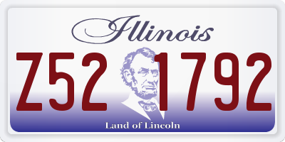 IL license plate Z521792