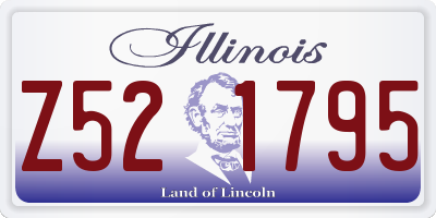 IL license plate Z521795