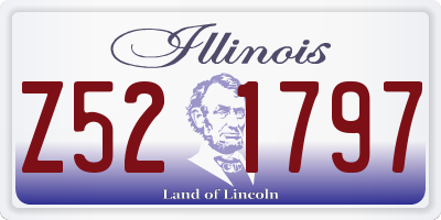 IL license plate Z521797