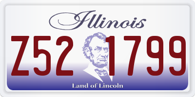IL license plate Z521799