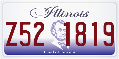 IL license plate Z521819