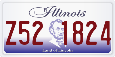 IL license plate Z521824