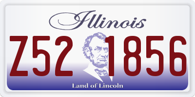 IL license plate Z521856