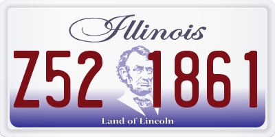 IL license plate Z521861
