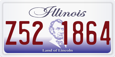 IL license plate Z521864