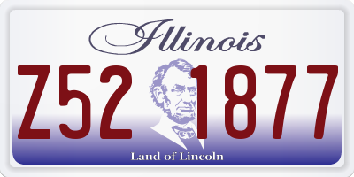 IL license plate Z521877